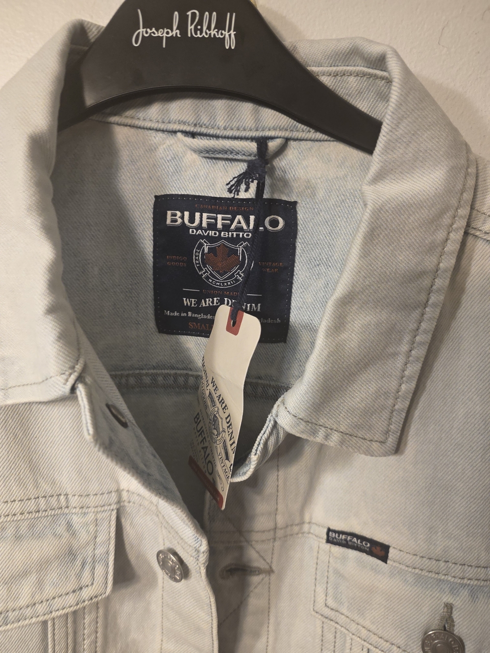 Buffalo David Bitton Light Wash Denim Jacket - Men